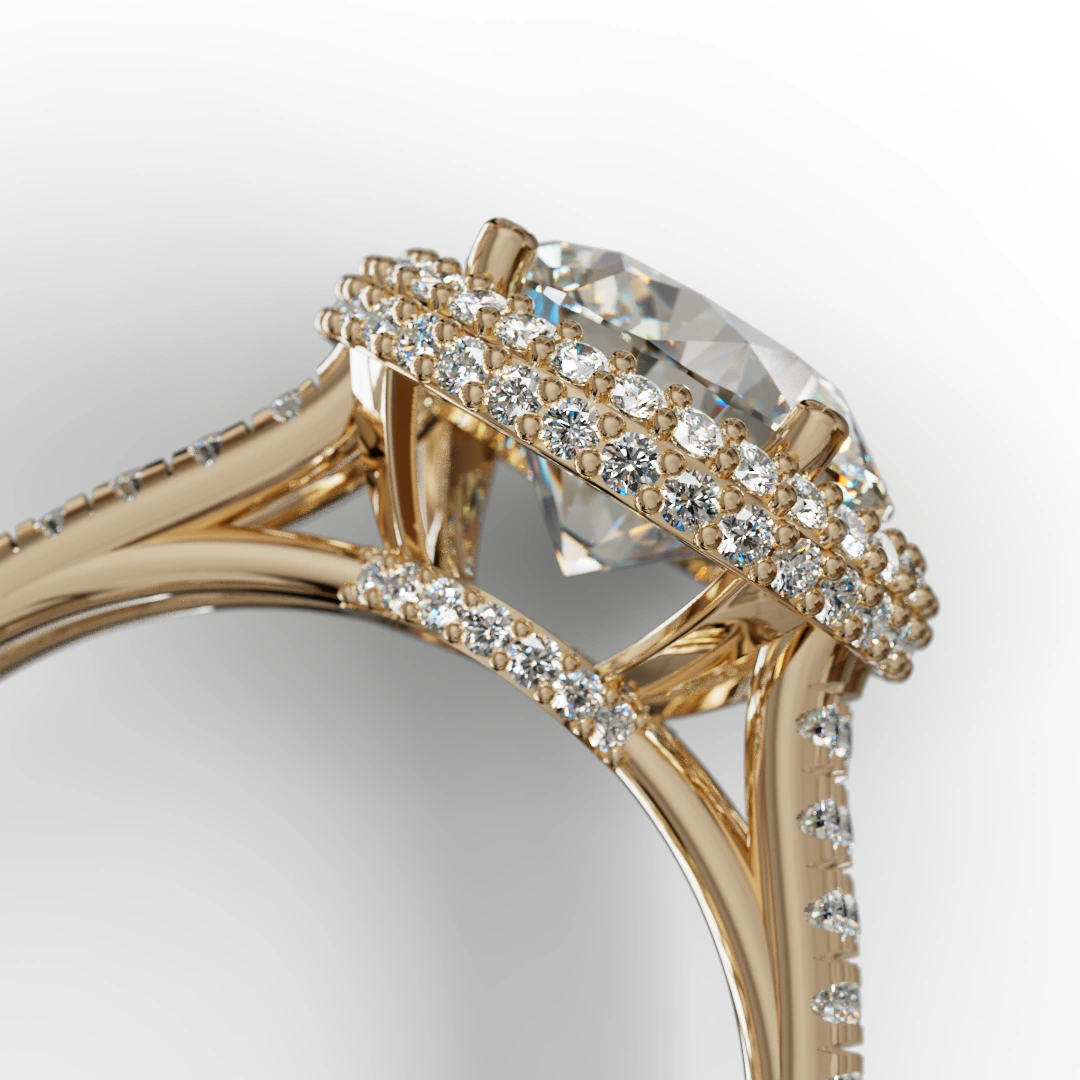 Gemstone rendered with Isolated mode enabled